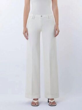 Flying Monkey Wide-Leg Ivory Pants